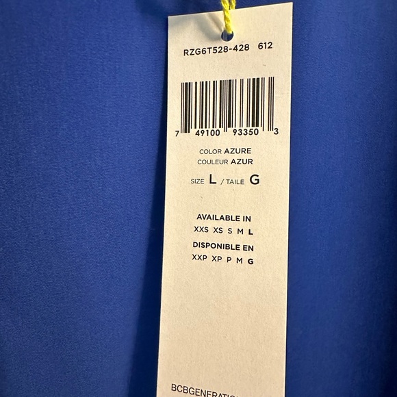 BCBGeneration dress/tunic. Beautiful azure colour. Large. Tags on. - Picture 3 of 5